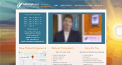 Desktop Screenshot of naturalwayschiro.com